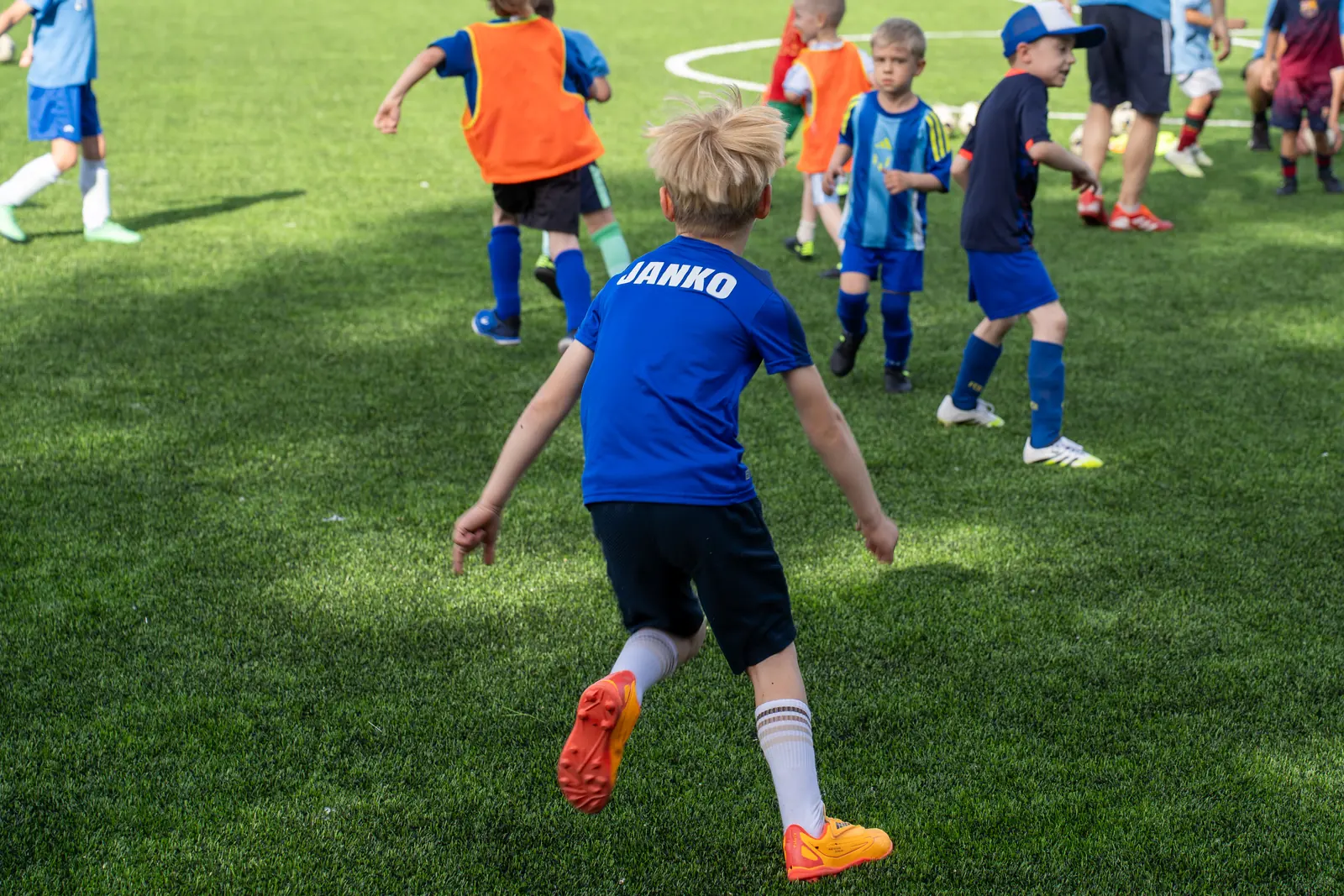 Detský futbalový zápas