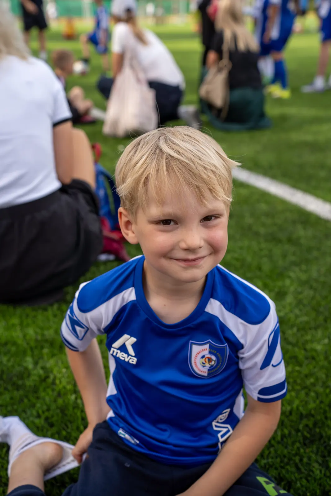 Portrét mladého futbalistu